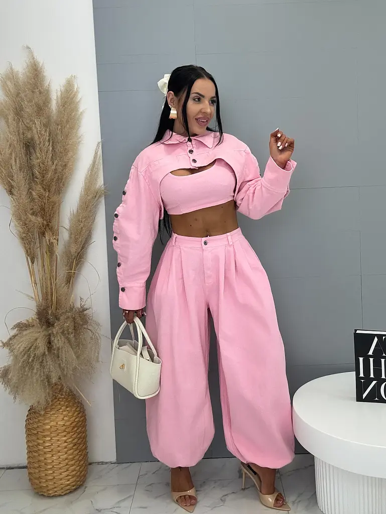 Trojdielny denim komplet RIA