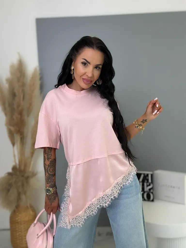 Dámske tričko s krajkou SIFIR