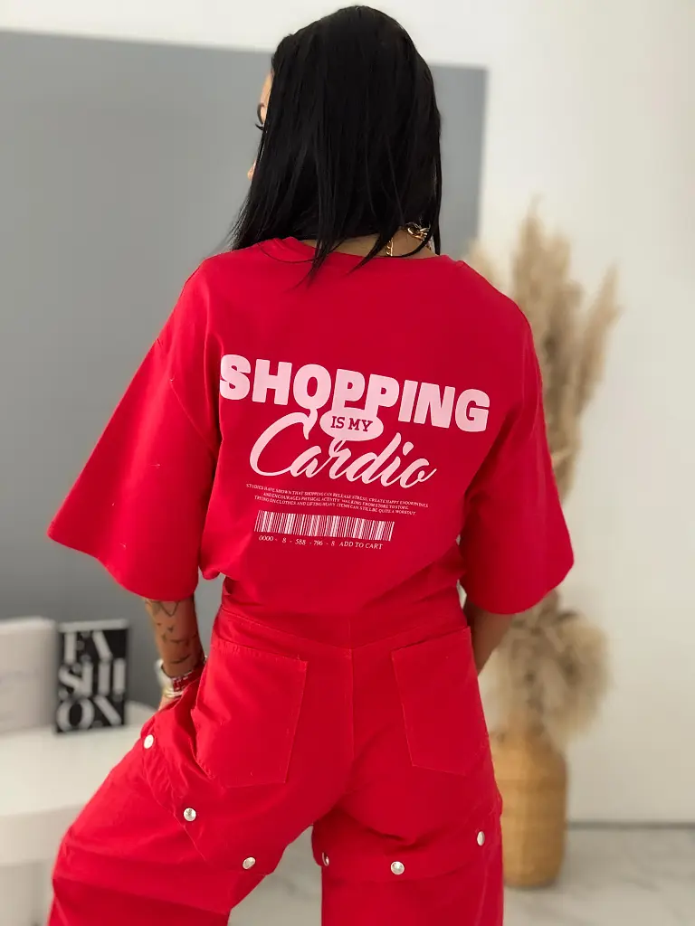 Dámske tričko s potlačou CARDIO