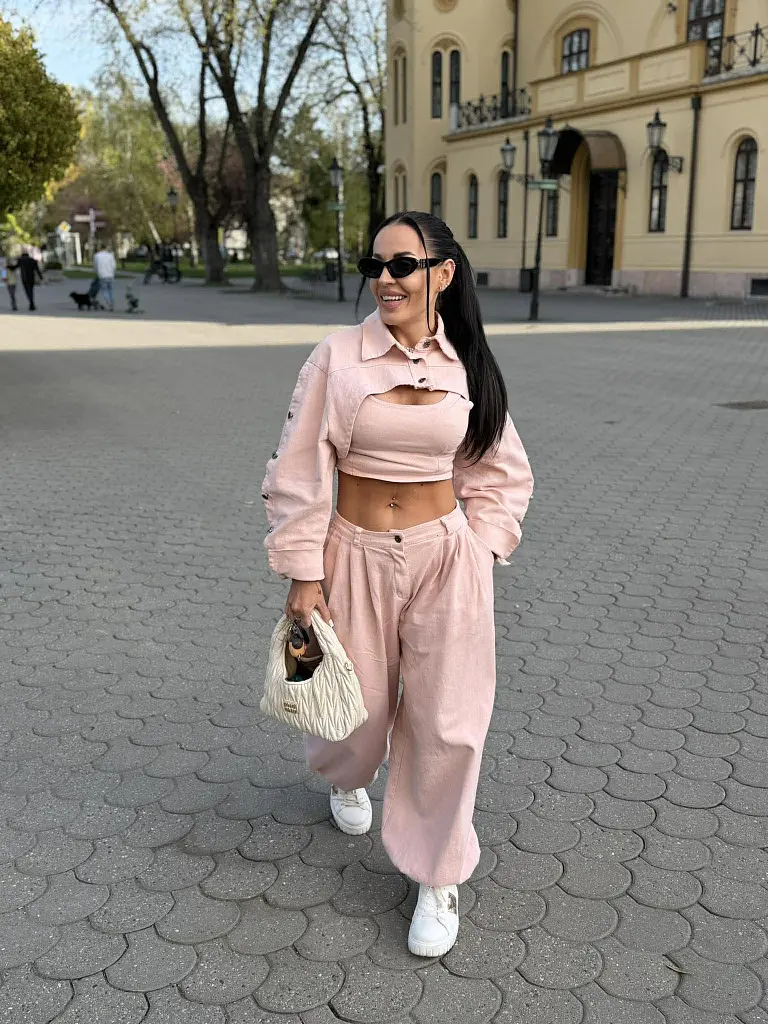 Trojdielny denim komplet RIA