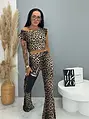 Dvojdielny komplet s leopardím vzorom ZARA