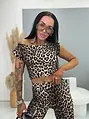 Dvojdielny komplet s leopardím vzorom ZARA
