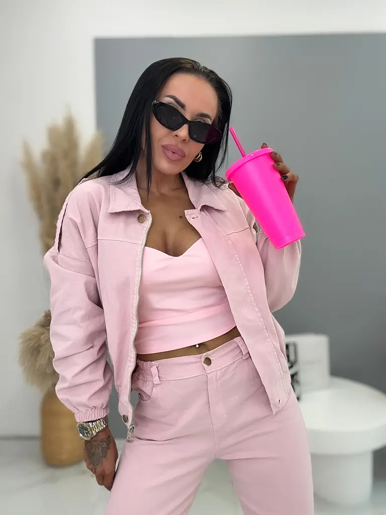 Dvojdielny denim komplet FREYA - next