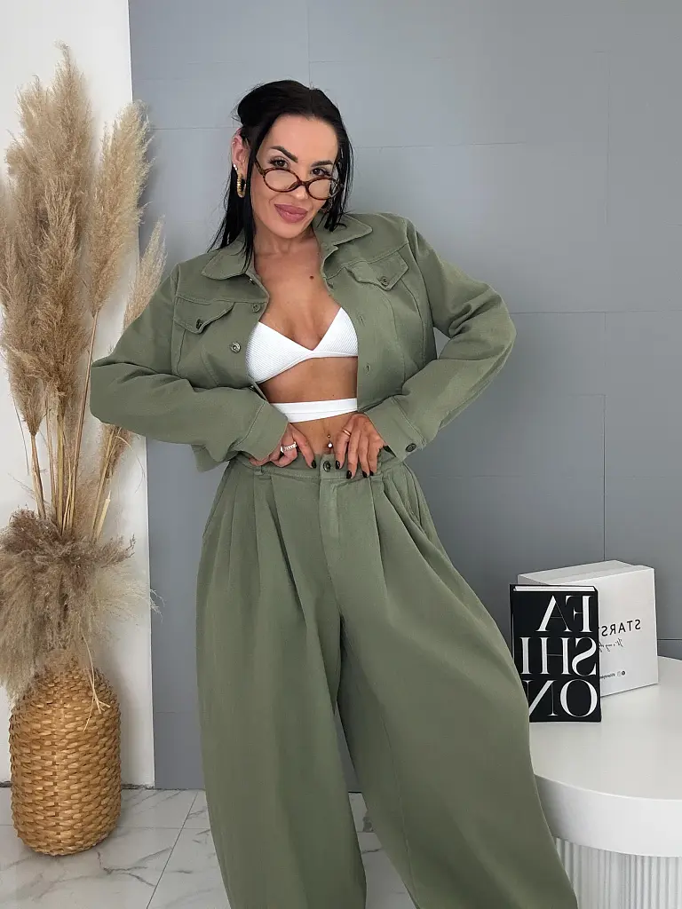 Dvojdielny denim komplet KERRY