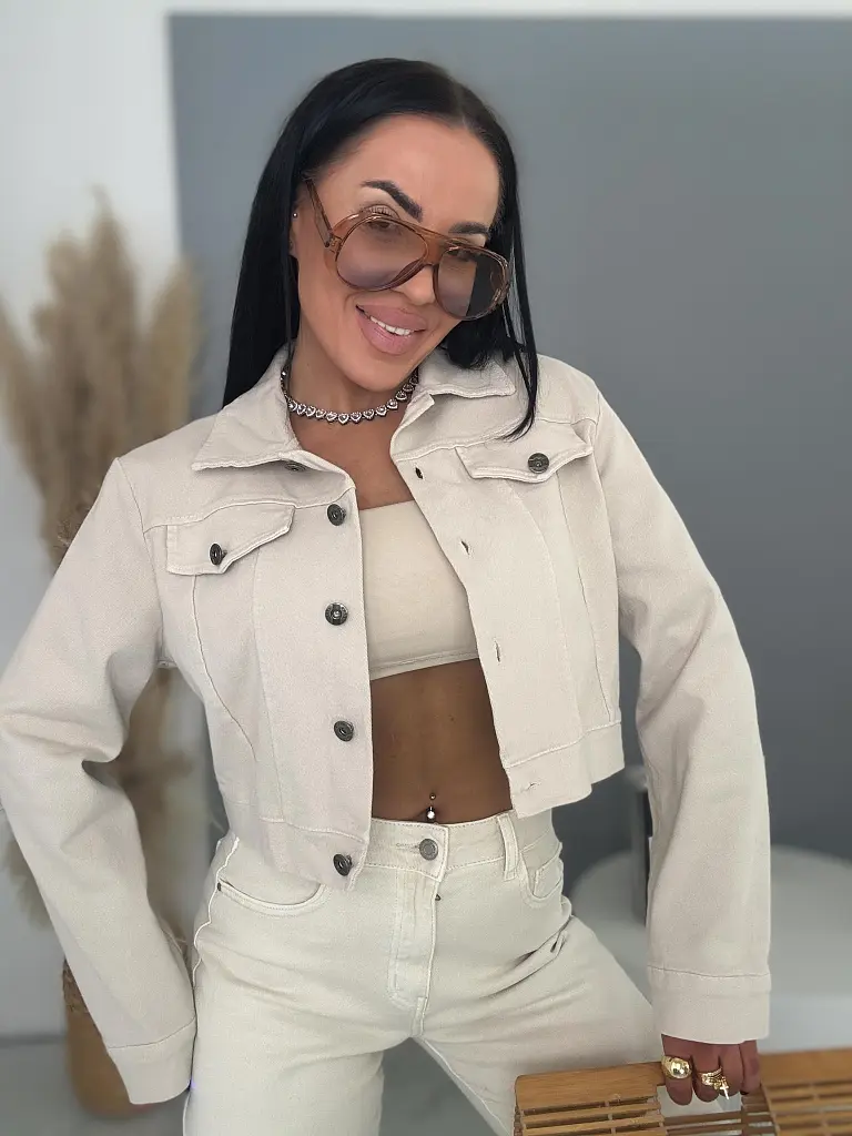 Dámska denim bunda KERRY