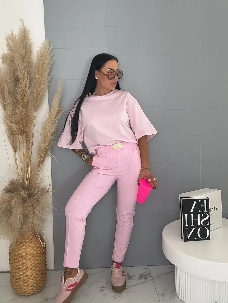 Dámske elastické látkové nohavice FLEXA