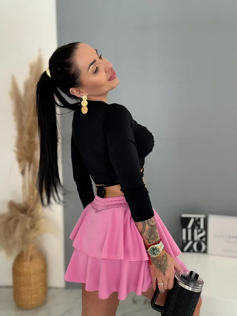 Tenisová skort sukňa s gumeným pásom SERVEA - next