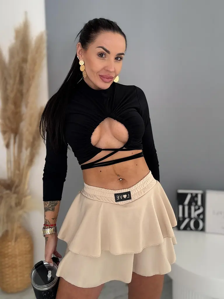 Čierny top RIANIA - next