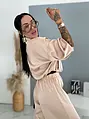 Satin ballon jacket  SATIN