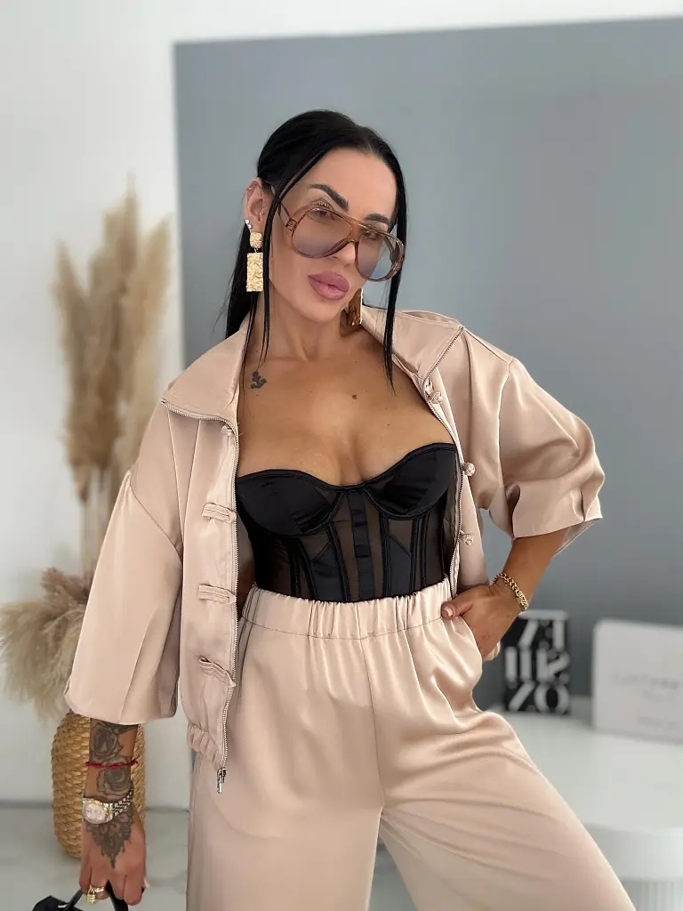 Satin ballon jacket  SATIN - next