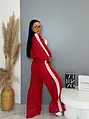 Čipkované športovo elegantné nohavice s flitrami CHINY