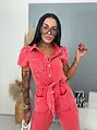 Denim overal s opaskom AMBER