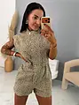 Denim overal s leopardím vzorom SAFARI