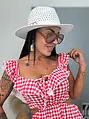 Mušelínové šaty s holým chrbtom ROUGE DRESS