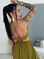 Dlhé cut-out šaty s odhaleným chrbtom MILA