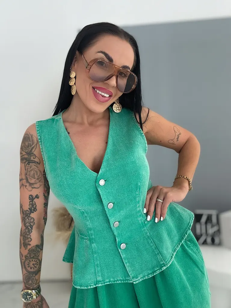 Denim vesta GRETA