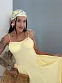 Dlhé šaty s vypchávkami SUMMER