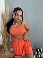 Trojdielny vzdušny komplet ORANGE