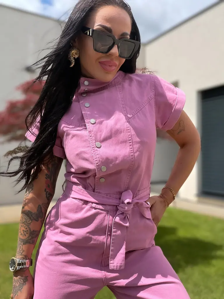 Denim overal s opaskom LIMAN - next