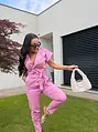 Denim overal s opaskom LIMAN