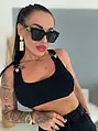 Rebrovaný crop top s funkčným zapínaním na traky CAPRI