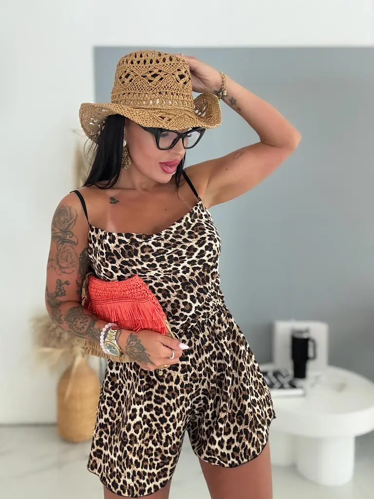 Overal s leopardím vzorom WOW