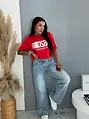Vysokopásové wide leg rifle DONT TOUCH