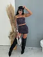 Sukňa s flitrami SEQUIN