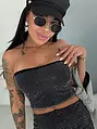 Top s kamienkami SEQUIN