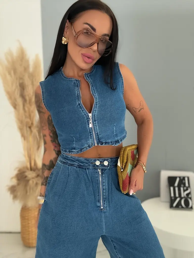 Dvojdielny denim komplet HUDSON