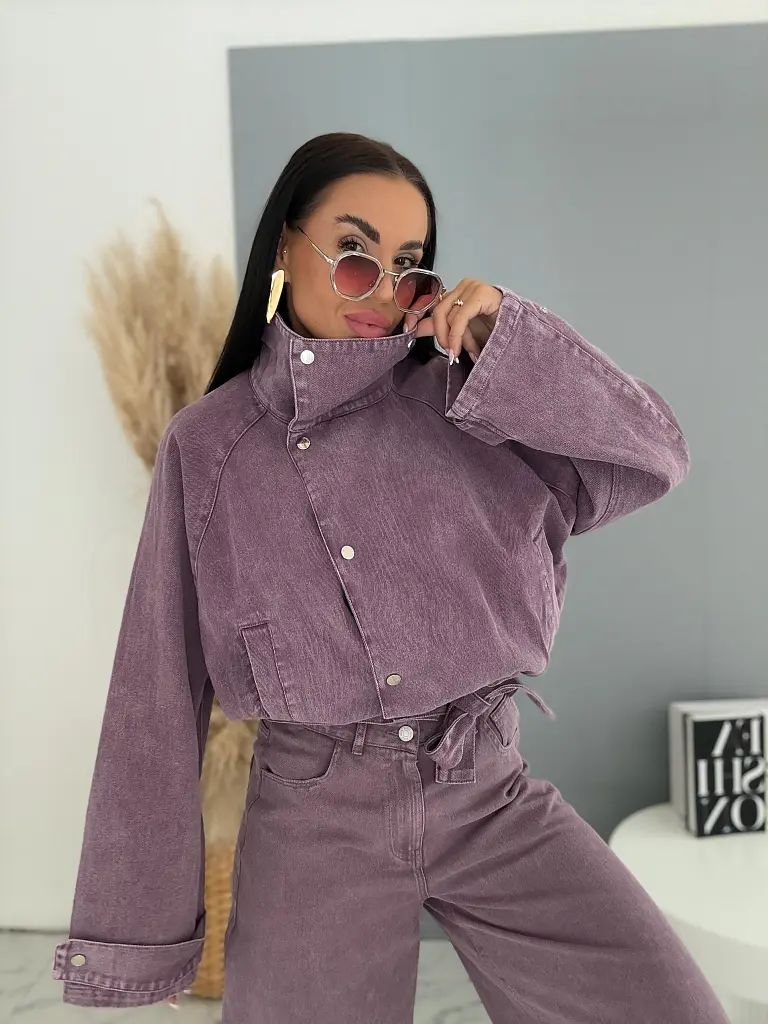 Dvojdielny denim komplet VIOLET