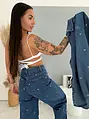Ballon rifľové nohavice HEART DENIM