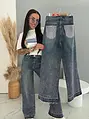 Wide leg rifle s kamienkami LUXURY