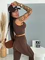 Športový komplet s vystuženým crop topom ÉLAN VITAL