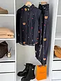 Denimový oversize košeľový kabát TEDDY