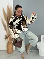 Krátka kožušinková bunda COW