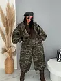 Denim army bunda s kapucňou RANGER