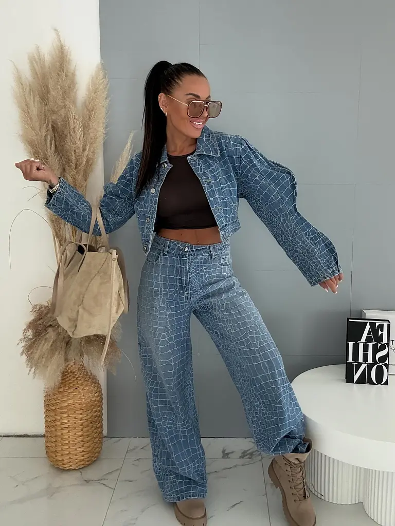 Dvojdielny denim komplet SORERO