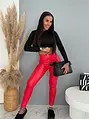 Latexové legíny s vysokým pásom VIXEN