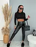 Latexové legíny s vysokým pásom VIXEN
