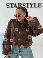 Kvetinová bomber bunda FLORA