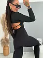 Elastické push-up kaliopky legíny s vysokým pásom LUXIA