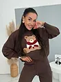 Dvojdielny pletený set s medvedíkom TEDDY