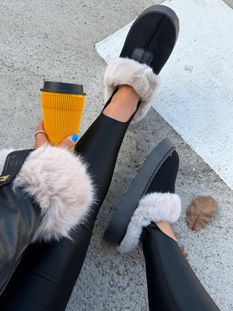 Teplé semišové topánky HANDE - next