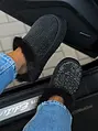 Teplé semišové topánky zdobené kamienkami GLAM