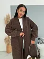 Dlhý kardigán bez zapínania ELISA