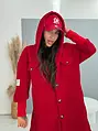 Dámsky kabát s kapucňou TEDDY