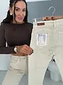 Dámske push-up skiny rifle s vysokým pásom FEMME